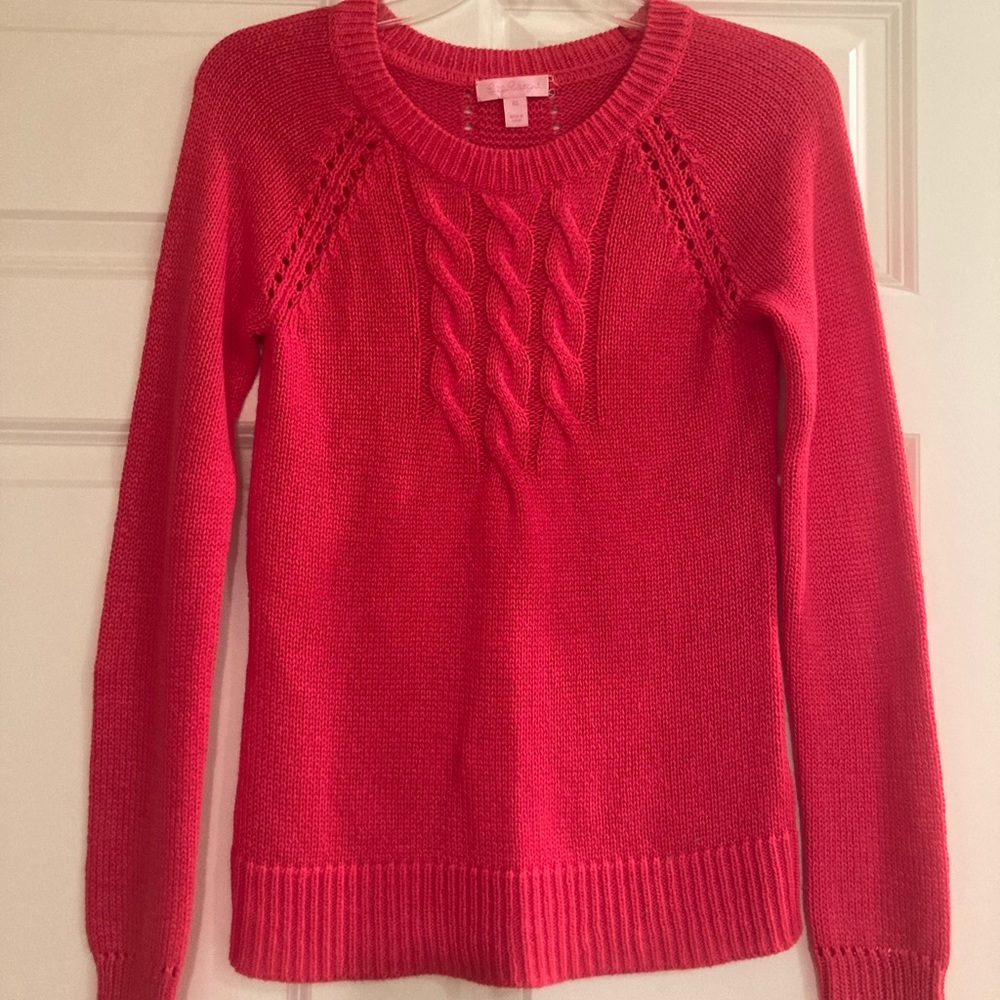 Lilly Pulitzer pink sweater